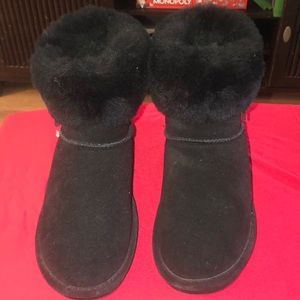 Bear paw furry boots